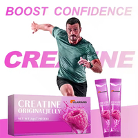 Créatine monohydrate en gelée à haute concentration, saveur framboise, marque privée, bâton énergétique pour la récupération musculaire, pour l'entraînement en salle de sport