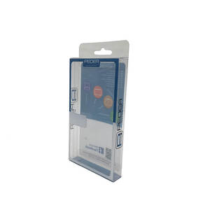 Transparent Gift Square Hot Sale Pvc Packaging Mobile Phone Case Plastic Inner Box With Clear Lid