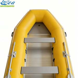 Hisea Beste Chinese Weihai Custom Producent 15ft 8-persoons opblaasboot met spiegel te koop - Product Image 4