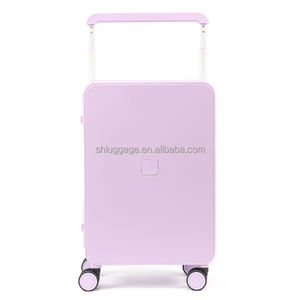 Maleta de Viaje de PC Morada de Moda, Maleta de 20 Pulgadas, Maletas de Lujo con Ruedas, Maleta de Gran Capacidad para Mujer - Product Image 2