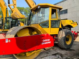 Rouleau compresseur Dynapac CA602 d'occasion, rouleau à pneus, moteur diesel, pompe d'origine suédoise, compresseur à tambour unique, rouleau compresseur routier 18t - Product Image 5