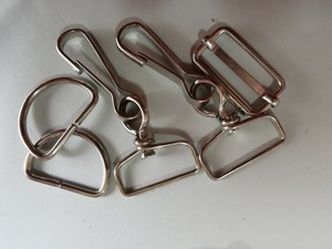 Metal Hardware For Bags Straps Dog <b>Collars</b> Leads Belts Purses Dog Trigger Hook <b>Clips</b> D Rings Bar Sliders Various Sizes Heavy Dut - Product Image 3