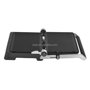 Grill de contact professionnel AOJA 1800W avec <span class=keywords><strong>menu</strong></span> intelligent, affichage numérique, système de charnières flottantes, ouverture à 90/180 degrés et bac de récupération des graisses - Product Image 4