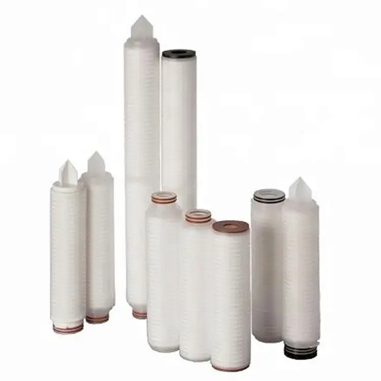 Polypropyleen Filter Cartridge Geplooide Membranen Filter Waterfilters Vervanging