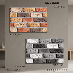 Carreaux de mur en céramique d'extérieur 3D en céramique 300x450mm Carreaux numériques émaillés en porcelaine rustique pour la conception de murs d'élévation de bâtiments - Product Image 6