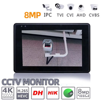 Testeur de caméra CCTV analogique DSEE IPC-1800ADH Plus 1080P 5-en-1 TVI/AHD/CVI/IP avec batterie intégrée de 2400 mAh, prise en charge PTZ 4K, utilisation FTTH