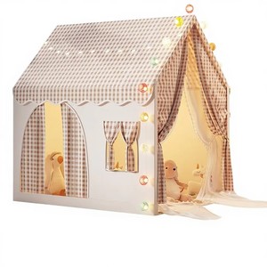 Nuova Tenda in Tessuto <span class=keywords><strong>per</strong></span> Bambini, Castello da Principessa <span class=keywords><strong>per</strong></span> Interni, Casetta <span class=keywords><strong>per</strong></span> Bambini e Bambine, Giocattolo <span class=keywords><strong>per</strong></span> Lettino, Uso Domestico - Product Image 2
