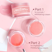 NOUVEAU Gommage exfoliant et éclaircissant pour les lèvres 2 en 1 au sucre, baume à lèvres végétalien pour lèvres foncées, sèches et gercées, exfoliant et hydratant, masque baume