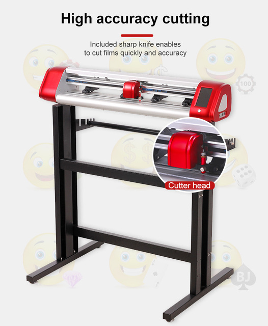 C24 720mm Auto Contour Vinyl Cutter, 610mm Max Cutting Width, Camera Print & Cut Plotter with Optional WiFi & Floor Stand