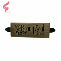 Etiquetas de Nombre con Logotipo Vintage de Aleación de Zinc de Lujo Personalizadas de Alta Calidad para Bolsos/Bolsas de Ropa, Certificadas por SGS