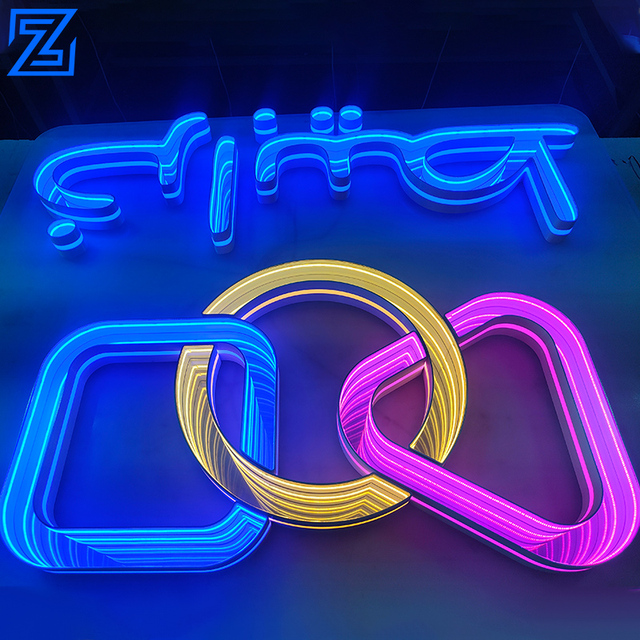 Factory Supplier RGB Sign Number 4ft Giant Letters Marquee LED Light up Letters IP68 Rated 20mm Thick DC12V