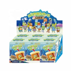 Nuove Scatole a Sorpresa 2026 Originali al 100% - Serie 6 Pezzi/Set <span class=keywords><strong>SpongeBob</strong></span> e i Amici di Bikini Bottom - Simpatiche Bambole di Peluche e Portachiavi Decorativi - Product Image 1