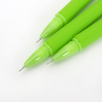 O & Q 0,5mm bolígrafo diseño de girasol grande tinta de Gel líquido creativo negro para regalos del Día de San Valentín uso diario papelería tinta azul