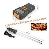 Moins cher Multi Numérique Volaille Grain alimentation Humidimètre Détecteur D'humidité D'eau Testeur D'alimentation De Poulet MD7822