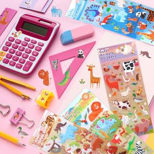 Venta al por mayor precio barato de fábrica lindo Animal 3D pegatina hinchada mantiene a los niños pequeños ocupados pegatinas de espuma de burbujas - Product Image 6