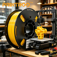 Filament PETG PRINTROO 1,75 mm 1 kg Haute résistance Faible rétrécissement Haute résistance aux chocs Transparent Brillant Résistant aux intempéries FDM pour impression 3D