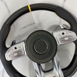 Volant personnalisé en fibre de carbone pour AMG Classe C S W222 W223 W206 C257 W205 W213 W214 S63 C300 GLE - Product Image 4
