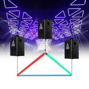 DMX 3D管发光二极管吸顶灯夜总会舞台迪斯科酒吧婚礼俱乐部-RGB动态三角管婚礼灯