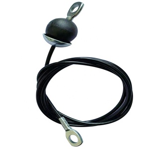 Cable de <span class=keywords><strong>gimnasio</strong></span> recubierto de vinilo negro galvanizado, cuerda de alambre de acero con bola de nailon, <span class=keywords><strong>polea</strong></span> de nailon de repuesto, Cable de <span class=keywords><strong>gimnasio</strong></span> - Product Image 3