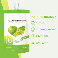 Arômes fruités naturels de marque privée boissons à base de gelée de konjac pour perdre du poids et détox minceur fitness