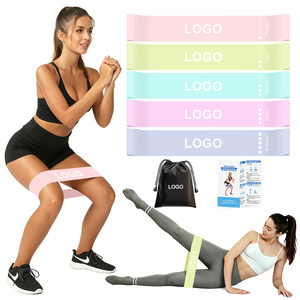 Macaron Color Latex Mini Loop Resistance <b>Bands</b> Cute Fitness <b>Bands</b> Glute <b>Workout</b> <b>Bands</b> Set Custom Logo OEM - Product Image 1