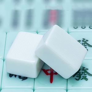 Custom Wholesale Melamine Jade-colored Custom <b>Mahjong</b> <b>Set</b> Design Portable Luxury Modern American Style Melamine <b>Mahjong</b> Tiles - Product Image 4