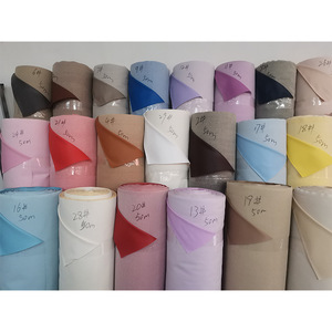 Pvc Embossed Synthetic Leather 0.7mm 50cm <b>Brushed</b> <b>Sueded</b> Backing For Sofa Upholstery - Product Image 5