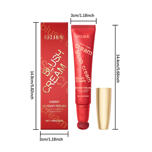 قلم أحمر خدود كريمي طبيعي مخصص بعلامة تجارية خاصة، مفتح للبشرة وطويل الأمد ومقاوم للماء، يغير لونه للخدود - Product Image 1