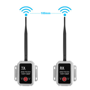 HD kỹ thuật số không dây 2.4GHz 720P 1080p Video máy phát và máy thu hộp 100m dài khoảng cách cho AHD đảo ngược máy ảnh màn hình - Product Image 2
