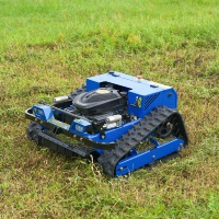 Tondeuse à gazon RC à chenilles YM-550 tout-terrain pour pentes, débroussailleuse pour vergers, fermes, villas et jardins