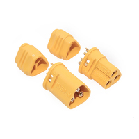 Conector de 3 Pines MT30 MT30-M MT30-F Original Amarillo y Negro, Conector Macho y Hembra, Conector de Cable Tipo Banana para Montaje en PCB