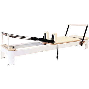 เครื่องฝึกพิลาทิสสำหรับสตูดิโอฝึกหัดทำจากอะลูมิเนียมผสมสีขาวเชิงพาณิชย์ - Product Image 1