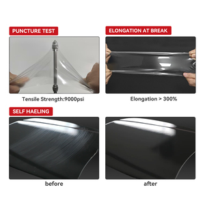 Pellicola Protettiva Trasparente PPF TPU Lucida con Rivestimento Nano Alifatico, Autorigenerante, Anti-Ingiallimento, Anti-Graffio per Vernice <span class=keywords><strong>Auto</strong></span> - Product Image 3