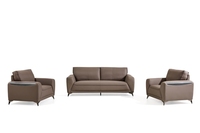 Ensemble de canapés de bureau au prix d'usine, meubles de salon, canapé en cuir PU, ensemble de canapés de salon, canapé moderne