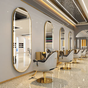 Miroir mural à LED pour salons de <span class=keywords><strong>coiffure</strong></span> Miroir portable pour <span class=keywords><strong>coiffure</strong></span> et permanente - Product Image 2