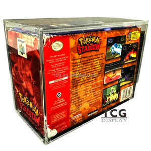 TCG Affichage acrylique transparent transparent personnalisé avec protection UV Nintendo 64 Pokemon Stadium Battle Set Console Acrylique Case avec magnétique - Product Image 5