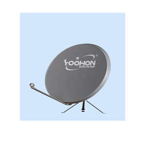 High-Gain <strong>90cm</strong> <strong>Satellite</strong> TV Antenna Outdoor Wall-Mounted or Pole-Mounted Steel <strong>Dish</strong> for HDTV - Product Image 5