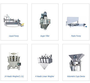 Tự Động Làm Đầy Nước Ép Trái Cây Cà Phê Gia Vị Bột Thực Phẩm Ngang Hình Thức Điền Con Dấu Hffs Dây Kéo <span class=keywords><strong>Doypack</strong></span> Túi Máy Đóng Gói - Product Image 2