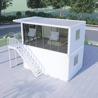 Vente en gros Nouveau design Maisons en conteneur respectueuses de l'environnement Maisons en conteneur à structure en acier amovibles et confortables