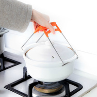 Accessoires de cuisine Gadgets support de plaque pince à Pot bol ustensiles de cuisson Clips Anti-brûlure résistants à la chaleur