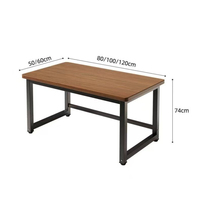 Bureau d'ordinateur en bois moderne et minimaliste avec fonctionnalités de refroidissement, poste de travail modulaire, dimensions personnalisables, haute qualité