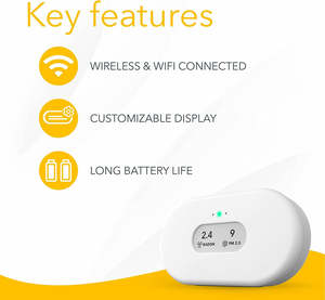 Detector <span class=keywords><strong>de</strong></span> Radón para el Hogar, <span class=keywords><strong>Medidor</strong></span> <span class=keywords><strong>de</strong></span> Radón Portátil, Monitor <span class=keywords><strong>de</strong></span> Radón para el Hogar <span class=keywords><strong>de</strong></span> Larga y Corta Duración, Funciona con Batería, Fácil <span class=keywords><strong>de</strong></span> Usar - Product Image 2