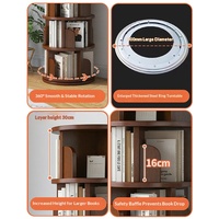 Étagère minimaliste moderne pour la maison, sur pied, rotative à 360°, meuble de salon mobile, compacte, simple, basse