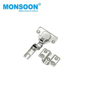 Gabinete de muebles Bisagra de puerta de armario unidireccional de 4 orificios Hierro 35mm Gabinete de <span class=keywords><strong>cocina</strong></span> normal <span class=keywords><strong>regular</strong></span> Bisagra fija para mesa - Product Image 3