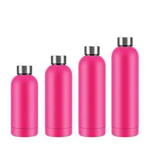 Custom Brand High Quality Private Label 500 Ml Metal Double Wall Stainless Steel Vacuum Travel Thermal Thermos In Bulk