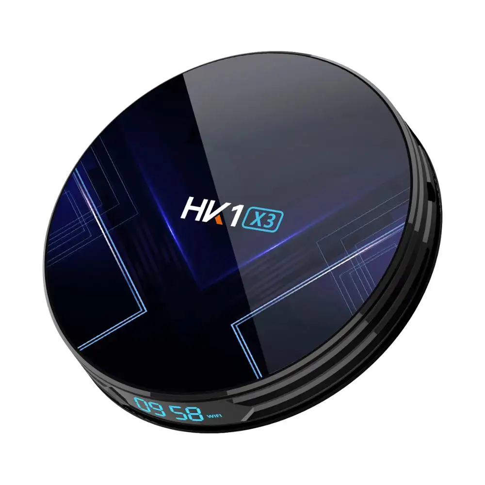 8K Risoluzione TV Box HK1 X3 Media Player 4GB32GB 1000M LAN Potente Chip Amlogic S905X3 di Gioco Scatola