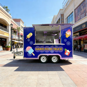 Remorque alimentaire mobile compacte pour la vente urbaine, idéale pour le café, la crème glacée et les restaurants <span class=keywords><strong>à</strong></span> service rapide - Product Image 3