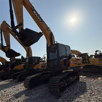 Excavator Bekas SANY215C SY215C Berkualitas Baik Tahun 2024 Buatan China, Hydraulic Backhoe Crawler 21 Ton, Mesin Penggali Bekas Siap Pakai