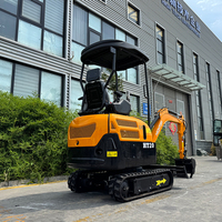 Hightop HT20 PRO penggali Mini, 1,5 ton 2ton 2025 ditingkatkan Mini Pelle CE/EPA/5 EURO