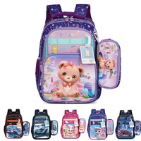Sac à dos en polyester unisexe de style japonais, dessin animé Spider-Man, mignon, grande capacité, respirant, ultra-léger, pour garçons et filles